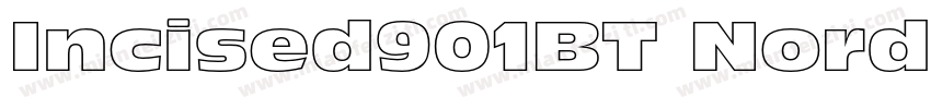 Incised901BT NordIta字体转换